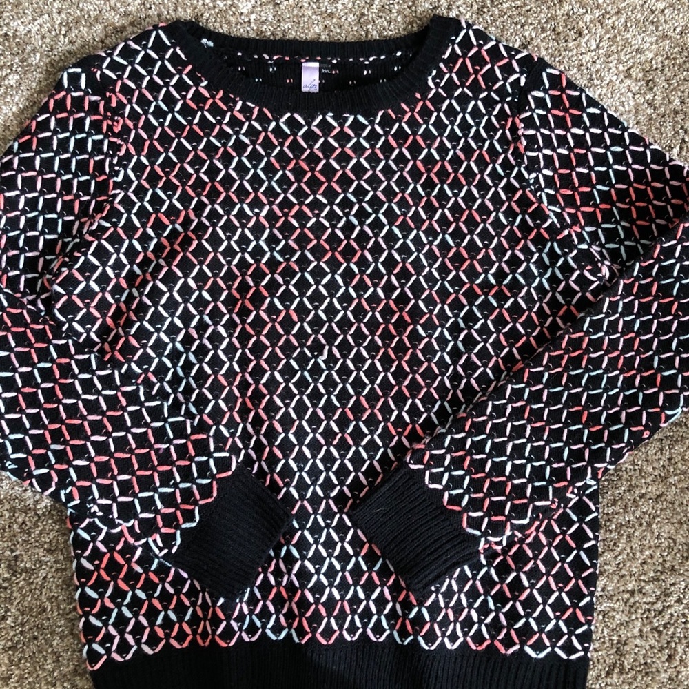Wool sweater from Francesca’s! Knitted with pink!